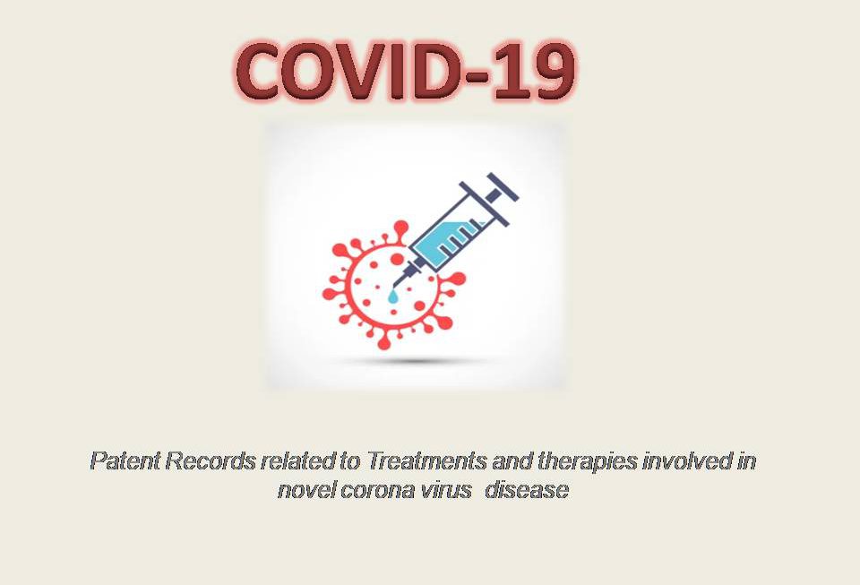 Patent Filing based on Treatment of COVID-19 Virus