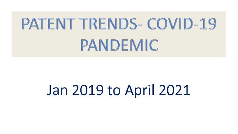 Patent Filing based on Treatment of COVID-19 Virus
